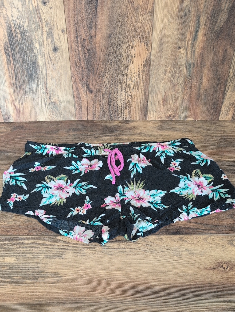 Insomniax Floral Elastic Waist Lounge Shorts M M333